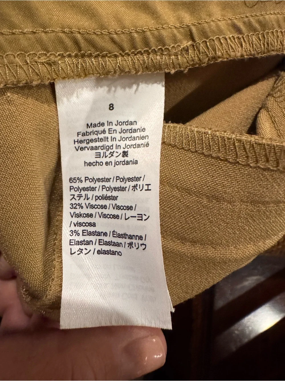 J. Crew Ruby Pants Slim Cropped Ankle Pants in Camel, minimalist, classic